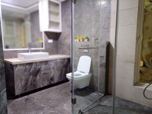 Bathroom in 3 BHK Apartment at Joy Legend, Khar West – for Rent