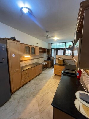 Kitchen in 3 BHK Builder Floor at South City 1 – for Rent