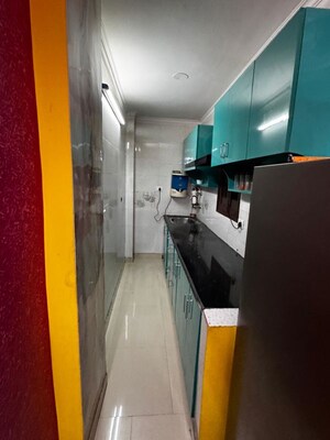 Kitchen in 1 BHK Builder Floor at Malviya Nagar – for Rent