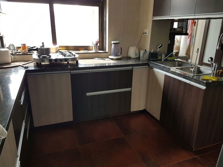 Kitchen, beach-tower 4 Bedroom 1800 Sq.Ft. Apartment In Prabhadevi Mumbai 10727842