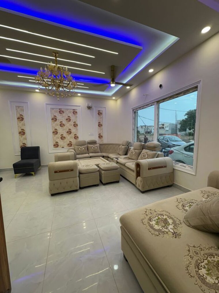 Living Room, aura-gazania 3 Bedroom 2190 Sq.Ft. Apartment In Nabha Zirakpur 10727831