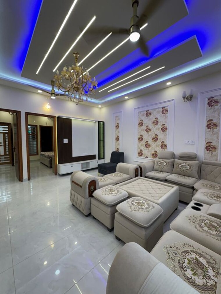 Living Room, aura-gazania 3 Bedroom 2190 Sq.Ft. Apartment In Nabha Zirakpur 10727831