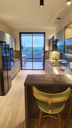 Kitchen in 3.5 BHK Apartment at Kharar Road – for Sale