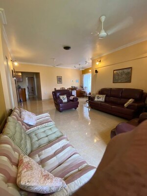 Living Room in 3 BHK Apartment at Monarch Apartment, Santacruz West – for Sale