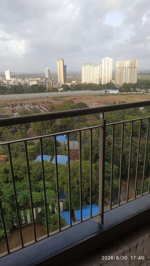 Balcony in 2 BHK Apartment at Kalpataru Paramount, Kapur Bawdi – for Rent