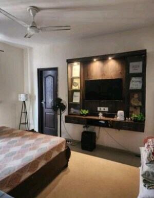 Living Room in 3 BHK Apartment at Rishita Manhattan, Gomti Nagar – for Rent