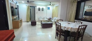 Living Room in 3 BHK Apartment at Mayuresh CHS, Naupada – for Sale
