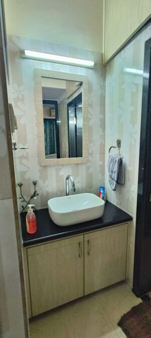 Bathroom in 3 BHK Apartment at Mayuresh CHS, Naupada – for Sale