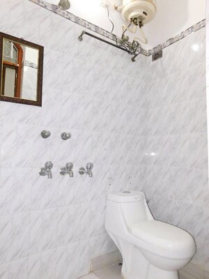 Bathroom in 4 BHK Builder Floor at Chattarpur – for Rent