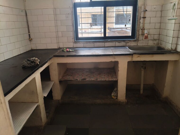 Kitchen, air-india-colony 1 Bedroom 400 Sq.Ft. Apartment In Nerul Navi Mumbai 10728123