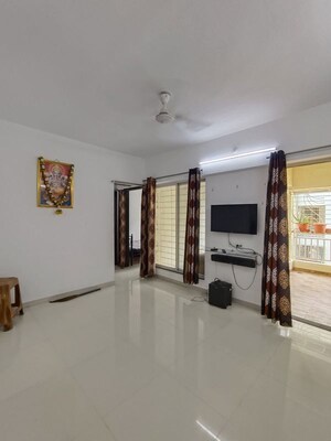 Living Room in 2 BHK Apartment at Majestique 38 Park Majestique, Undri – for Rent