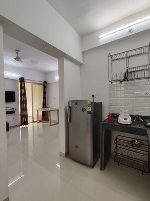 Living Room in 2 BHK Apartment at Majestique 38 Park Majestique, Undri – for Rent