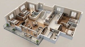 Floor Plan in 2 BHK Apartment at Godrej Vanantara, Bannerghatta – for Sale