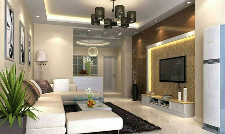 Living Room, asbl-spire 3 Bedroom 1905 Sq.Ft. Apartment In Kokapet Hyderabad 9923457
