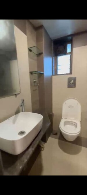 Bathroom in 3 BHK Apartment at Skyline Reform Heights, Andheri West – for Rent