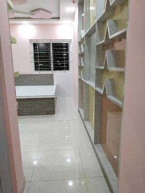 Staircase in 3 BHK Apartment at Prestige High Fields, Gachibowli – for Rent