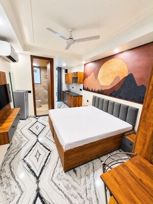Bedroom in 1 RK Builder Floor at Sector 69 – for Rent