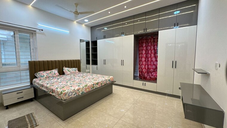 Bedroom, muppas-indraprastha 5 Bedroom 4600 Sq.Ft. Villa In Tellapur Hyderabad 10728351