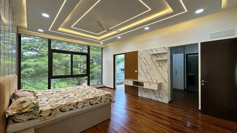 Bedroom, muppas-indraprastha 5 Bedroom 4600 Sq.Ft. Villa In Tellapur Hyderabad 10728351
