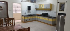 Kitchen in 2 BHK Builder Floor at Murugesh Palya – for Rent