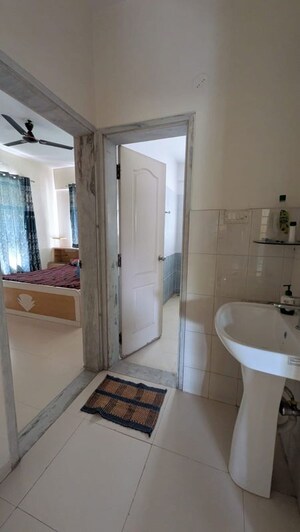 Bathroom in 2 BHK Apartment at Lunkad Orchids, Viman Nagar – for Rent