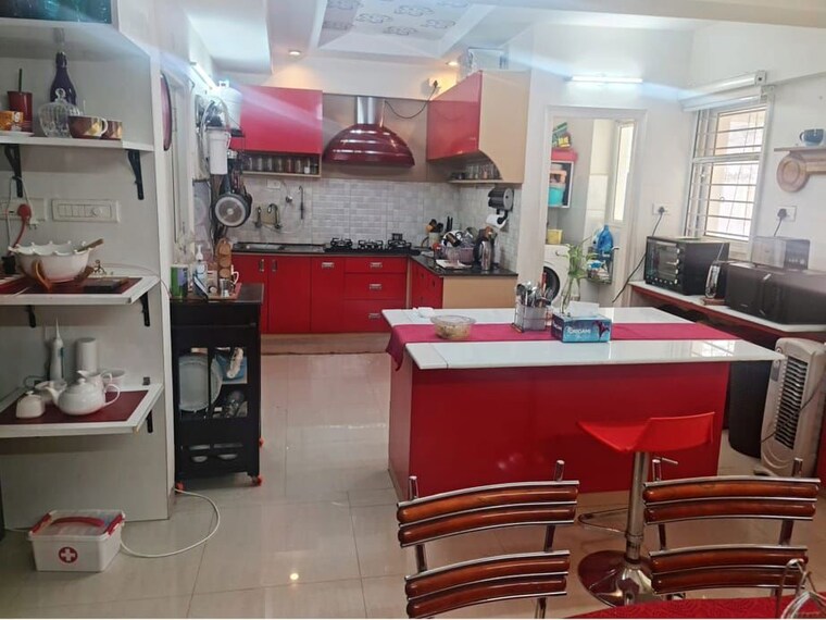 Kitchen, niharika-signature 4 Bedroom 2750 Sq.Ft. Apartment In Gachibowli Hyderabad 10728412