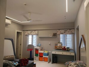 Living Room in 4 BHK Apartment at Prestige High Fields, Gachibowli – for Rent