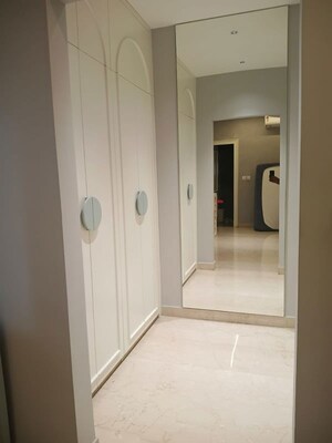 Building Lobby in 4 BHK Apartment at Prestige High Fields, Gachibowli – for Rent