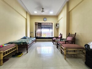Living Room in 1 BHK Apartment at Borivali West – for Rent