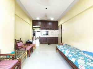 Living Room in 1 BHK Apartment at Borivali West – for Rent