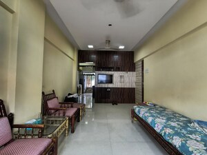 Living Room in 1 BHK Apartment at Borivali West – for Rent