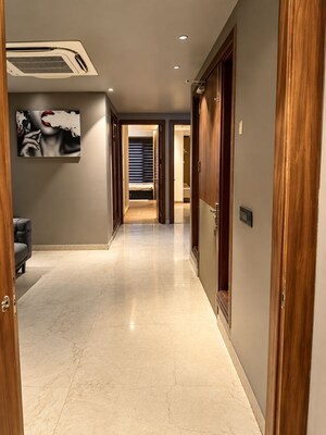 Building Lobby in 3 BHK Builder Floor at Greater Kailash I – for Sale