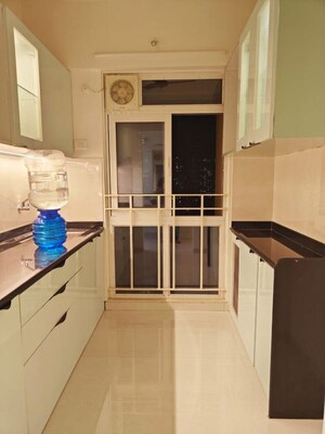 Kitchen in 3 BHK Apartment at Thane West – for Rent