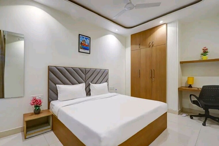 Bedroom, gaur-mulberry-mansions 2 Bedroom 1080 Sq.Ft. Builder Floor In Sector 1 Greater Noida Greater Noida 10728548