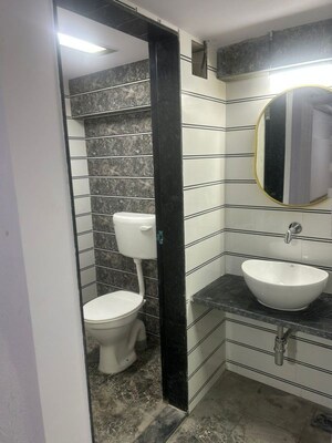Bathroom in 4 BHK Apartment at DB Woods, Goregaon East – for Rent