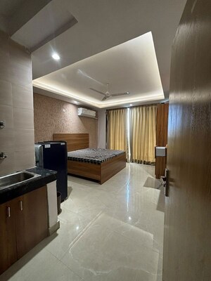 Kitchen in 1 RK Apartment at DLF Pink Town House, Dlf City Phase 3 – for Rent