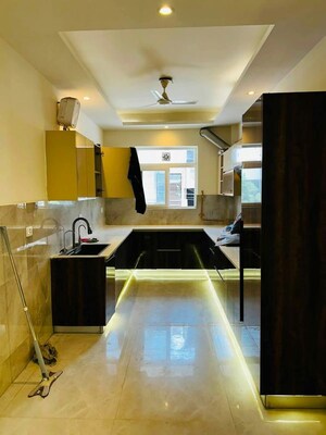 Kitchen in 4 BHK Builder Floor at Green Fields Colony – for Rent