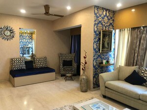 Living Room in 1 BHK Apartment at Rizvi Cedar, Malad East – for Sale