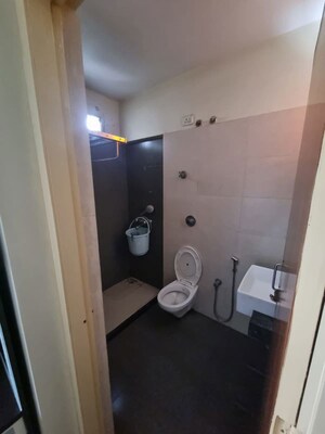 Bathroom in 3 BHK Apartment at Prahlad Nagar – for Sale