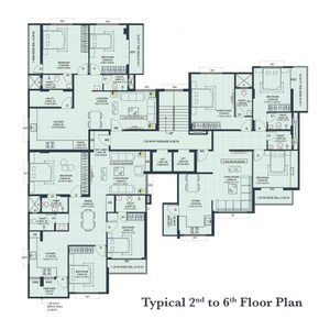 Floor Plan in 2 BHK Apartment at Aurangabad – for Sale
