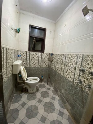 Bathroom in 1 BHK Apartment at Chattarpur – for Rent