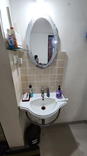 Bathroom in 2 BHK Apartment at Faith CHSL, Balewadi – for Rent