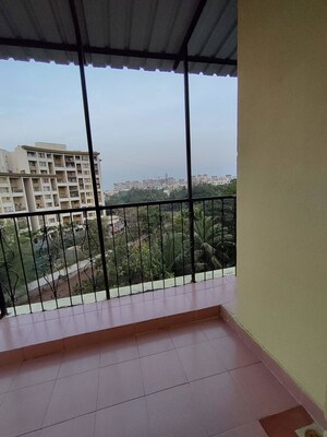 Balcony in 2 BHK Apartment at Aaiji Surobhi Complex, Vishrantwadi – for Rent