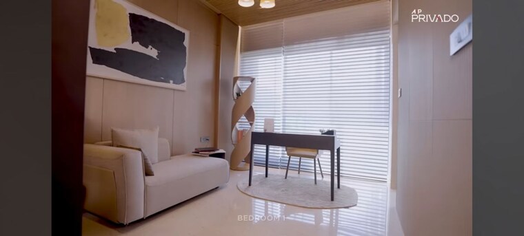 Living Room, anp-privado 4 Bedroom 2306 Sq.Ft. Apartment In Baner Pune 10728733