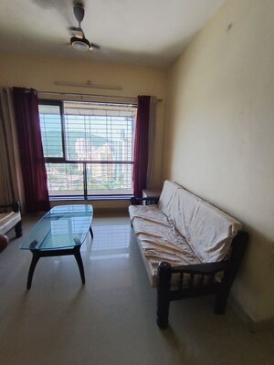 Living Room in 3 BHK Apartment at Hubtown Greenwoods, Vartak Nagar – for Rent