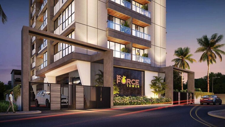 Exterior View, dp-force-tower 2 Bedroom 824 Sq.Ft. Apartment In Baner Pune 10728765