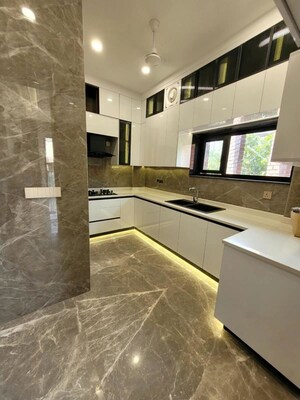 Kitchen in 3 BHK Builder Floor at Greater Kailash – for Rent