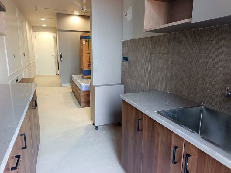 Kitchen, sector 45 1 Bedroom 800 Sq.Ft. Builder Floor In Sector 45 Gurgaon 10728781