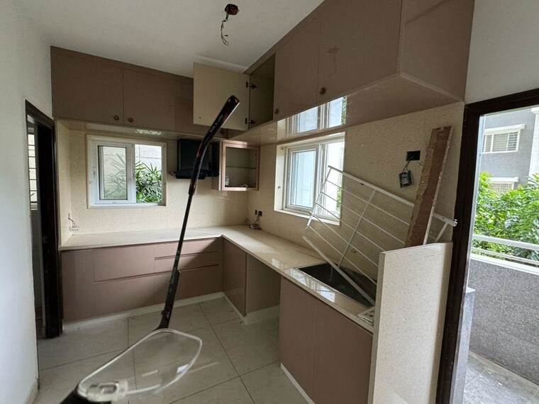 Kitchen, lansum-etania 3 Bedroom 2280 Sq.Ft. Apartment In Gachibowli Hyderabad 10728593
