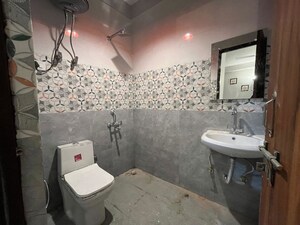 Washroom in 1 RK Builder Floor at Saket – for Rent